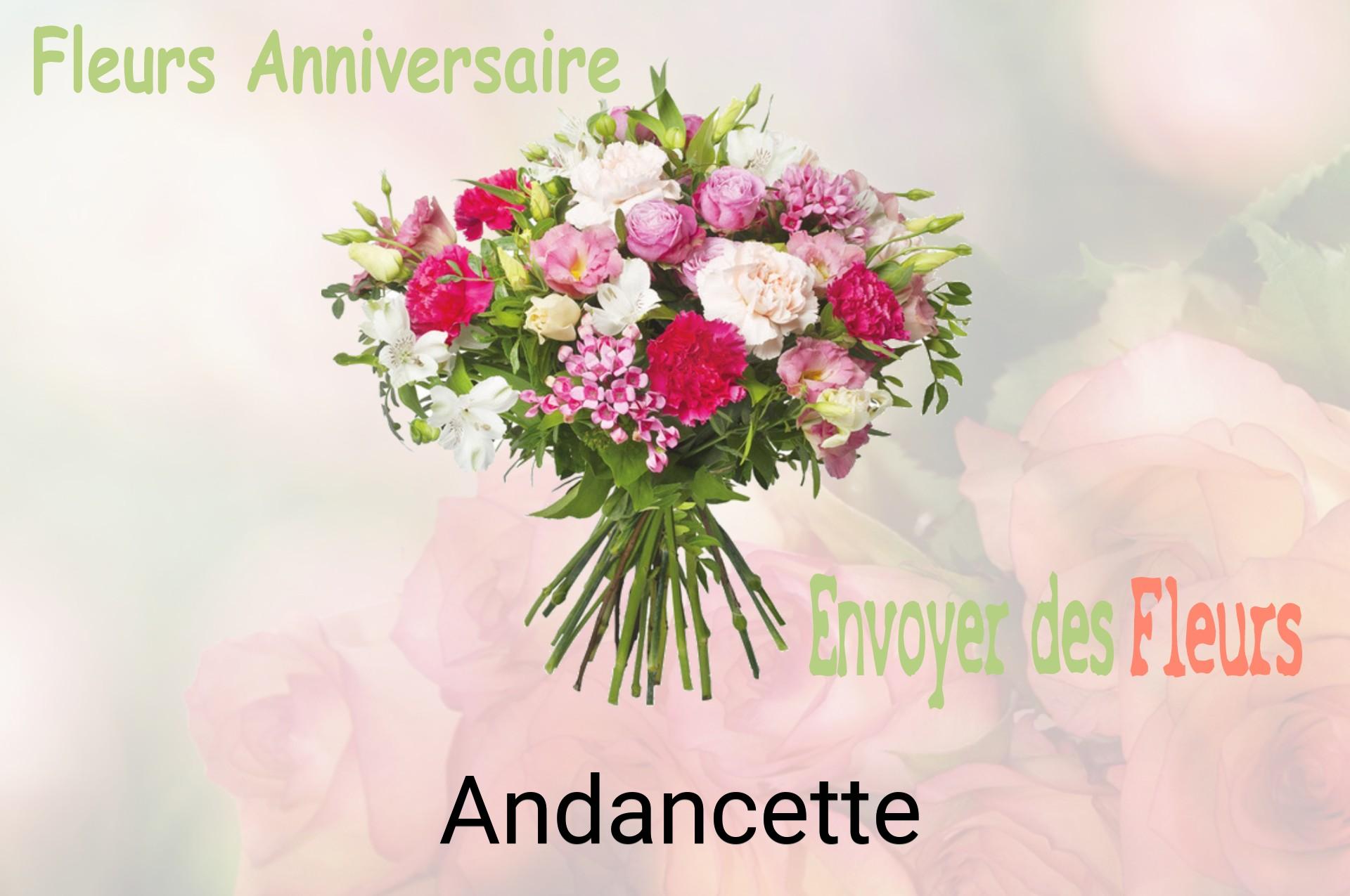 Bouquet de fleurs d’anniversaire livré à Andancette