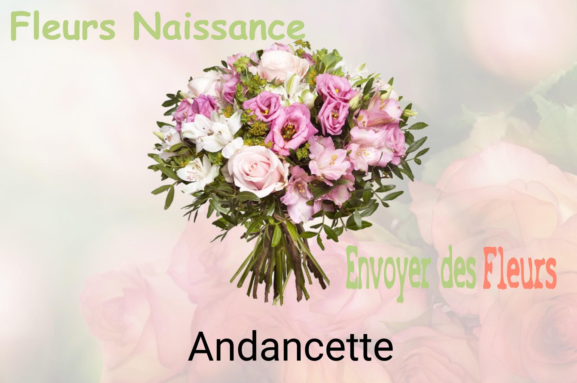 Bouquet de fleurs de naissance livré à Andancette